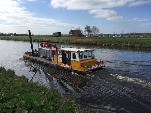 Vaarwegmarkering werkschip Stien nr1