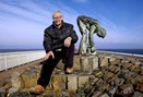 Herman Pennekamp bij De Steenzetter op De Afsluitdijk