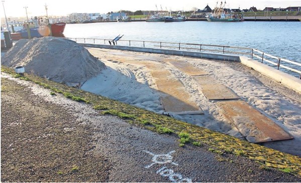 foto Oostkade in Wieringer Courant 10 januari 2017