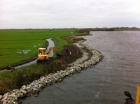 Stortsteen en grondaanvulling Alkmaardermeer